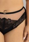 Figi AVA, majtki koronkowe, czarne – AV 2146 Black
