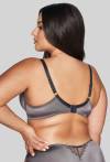 Biustonosz AVA szary, półusztywniany - AV 1030 SEMI SOFT GRAY