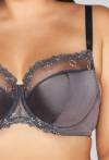 Biustonosz AVA szary, półusztywniany - AV 1030 SEMI SOFT GRAY