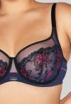 Biustonosz AVA granatowy, miękkie miseczki – AV 2120 Soft Navy Blue
