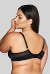 Biustonosz AVA czarny, miękkie miseczki –  AV 2122 Soft Black