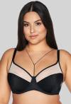 Biustonosz AVA czarny półusztywniany – AV 2135 Semi Soft Black
