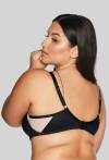 Biustonosz AVA czarny półusztywniany – AV 2135 Semi Soft Black