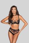 Biustonosz NOVIKA czarny, miękkie miseczki – HARPER N° 03 SOFT BLACK