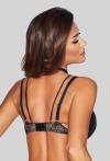 Biustonosz NOVIKA czarny, miękkie miseczki – HARPER N° 03 SOFT BLACK