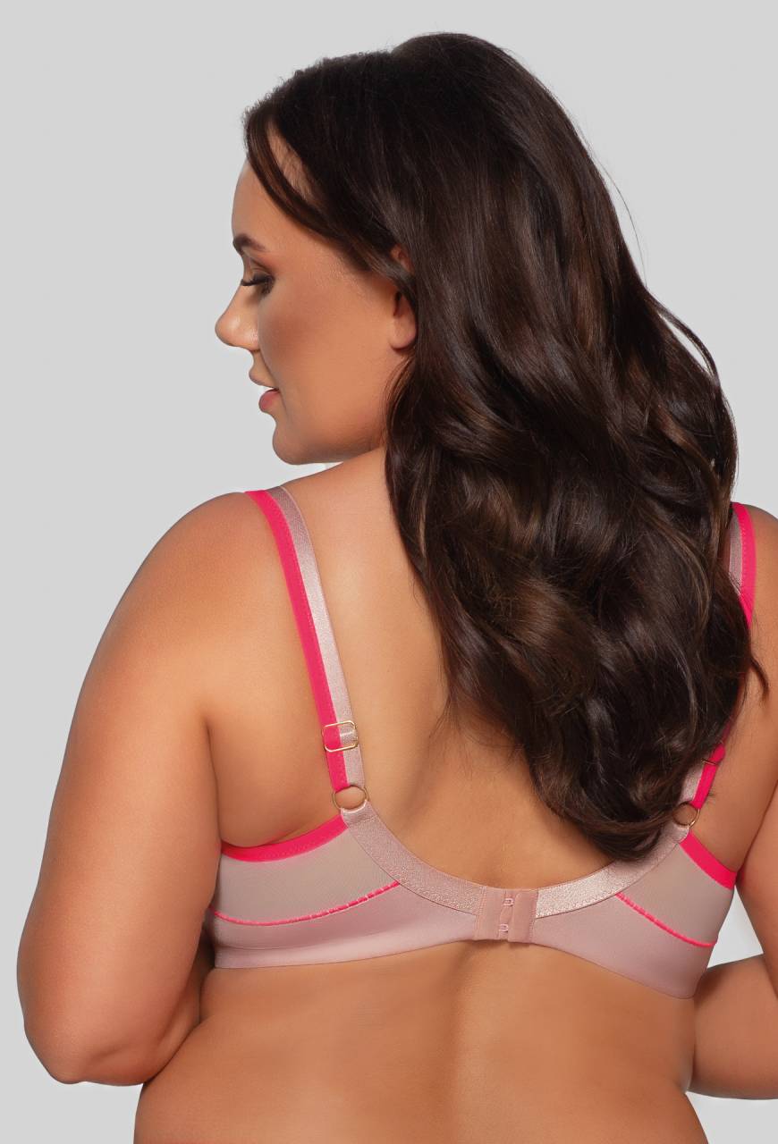 Biustonosz AVA miękki, haftowany tiul – AV 2072 Soft Fluo