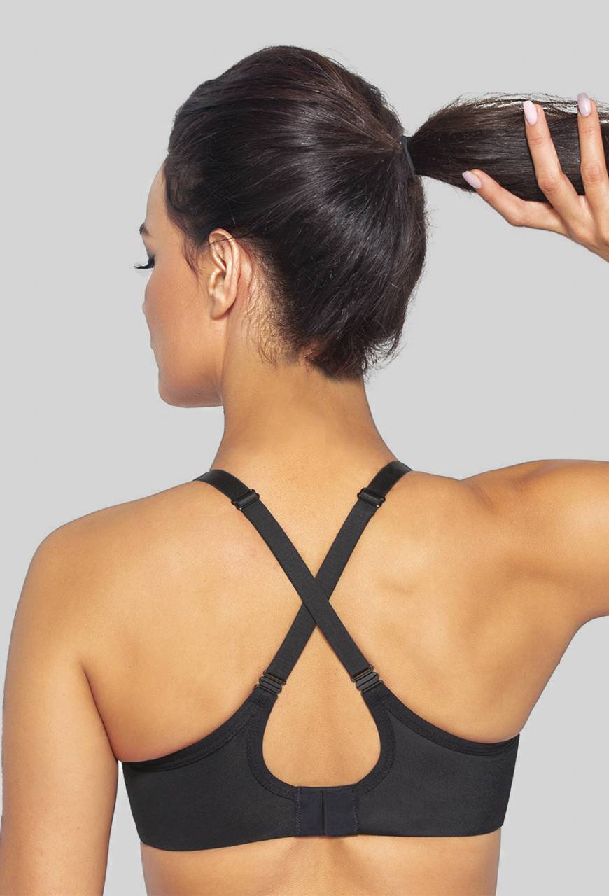 Biustonosz AVA czarny sportowy CARRI Soft Black