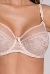Biustonosz AVA Soft Beż – koronkowy, oddychający AV 1396 Beige