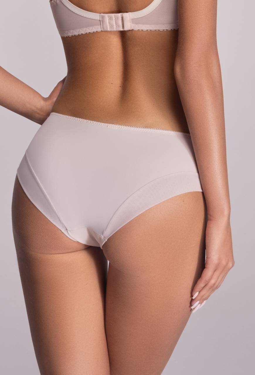 Biustonosz AVA beżowy, półusztywniany i elegancki - AV 2110 Semi Soft Beige