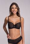 Biustonosz AVA czarny, półusztywniany – AV 2102 Semi Soft Black