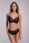 Biustonosz braletka  AVA czarny – AV 2103 Soft Bralette Black