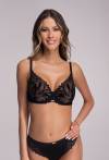 Biustonosz AVA czarny - AV 2104 Push Up Black