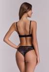 Biustonosz AVA czarny, półusztywniany - AV 2105 Semi Soft Black