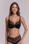 Biustonosz AVA czarny, pełny - AV 2107 Full Cup Black