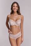 Biustonosz AVA półusztywniany beżowy - AV 2105 Semi Soft Beige