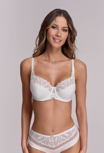 Biustonosz AVA ecru, komfort i elegancja - AV 2105 Semi Soft Ecru