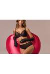 Biustonosz braletka  AVA czarny – AV 2103 Soft Bralette Black