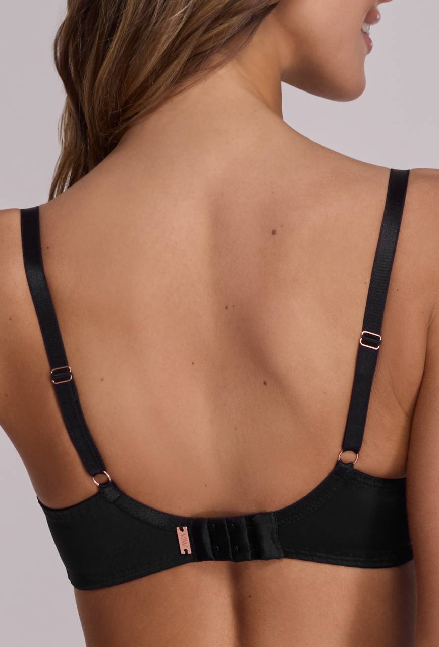Biustonosz AVA czarny z miękkimi miseczkami - AV 2106 Soft Black